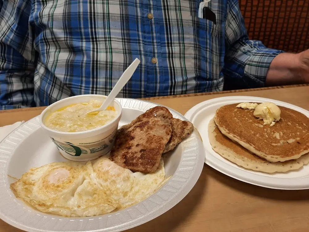 2-2-2 2 Eggs Grits 2 Biscuit and 2 Pieces of Tenderloin